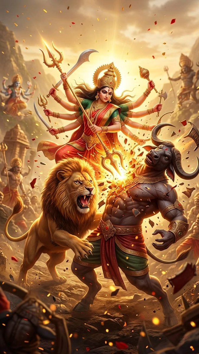 ParavatiD73413's tweet photo. Maa Durga🌺 | Warrior 🕉🔱 | youdha ⚜️🚩 
Hindu Dherm 🚩🔱
Jai Maa Durga🔱 | Maa Kali⚜️ https://t.co/VgrV7AC1uz