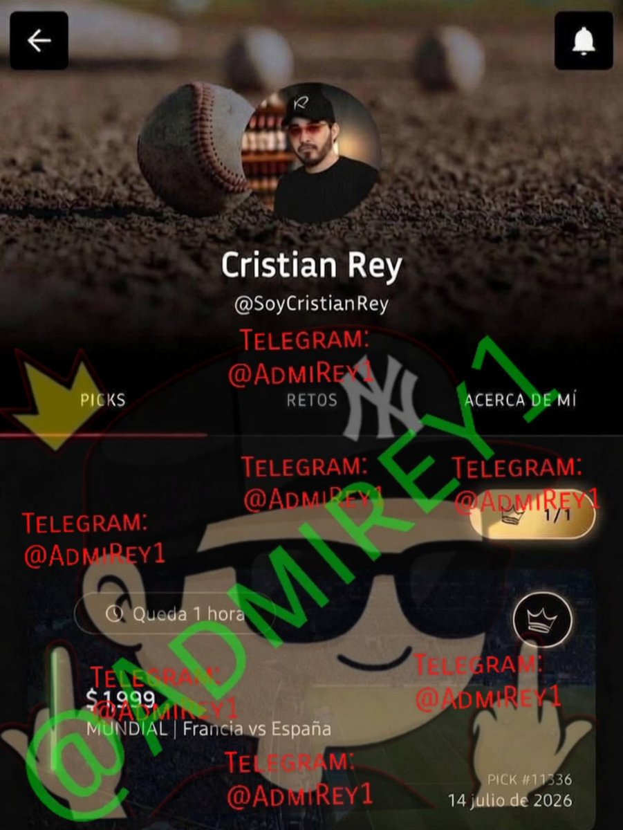 Picks de Cristian Rey 👑 y Gallito vip tweet media