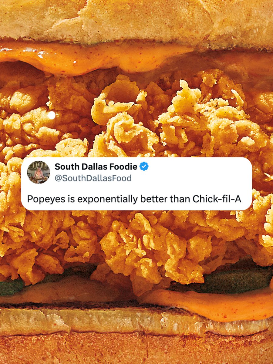 Popeyes's tweet photo. https://t.co/0wG9JZw9GS