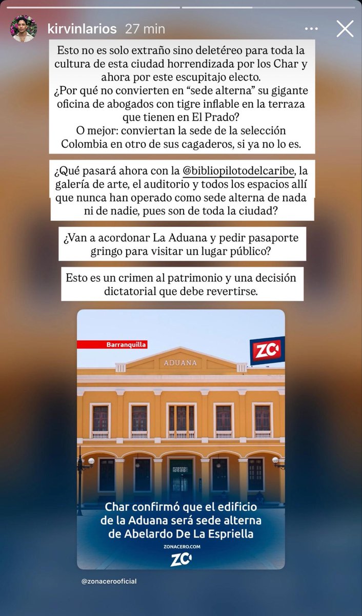 HELIODOPTERO's tweet photo. Barranquilla se declara en estado de alerta porque Espriella ordenó lobatizar la ciudad para montar su corroncha “sede alterna”. https://t.co/gecAT8GxOZ