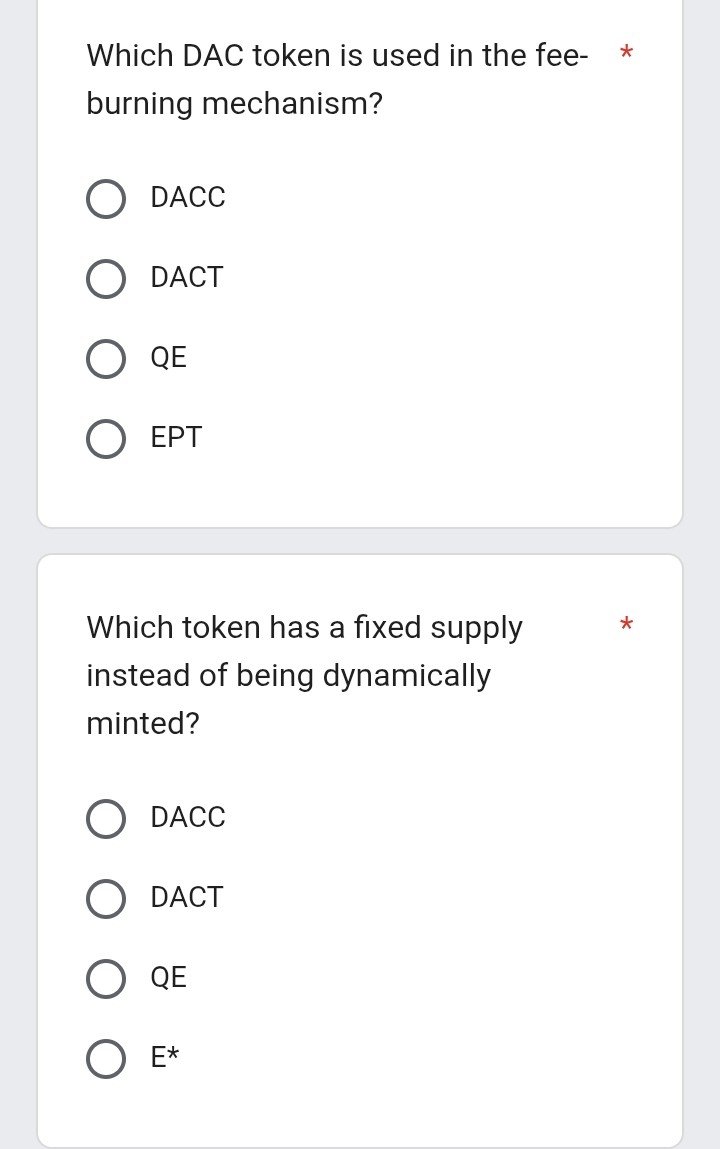 Yungmony01's tweet photo. @dac_chain This week quiz comes with a great question and a breakdown on the two tokens under one ecosystem but only one is the native toke and all have there roles to play in the ecosystem 

little breakdown on the role of each https://t.co/Rie7UR4cxT