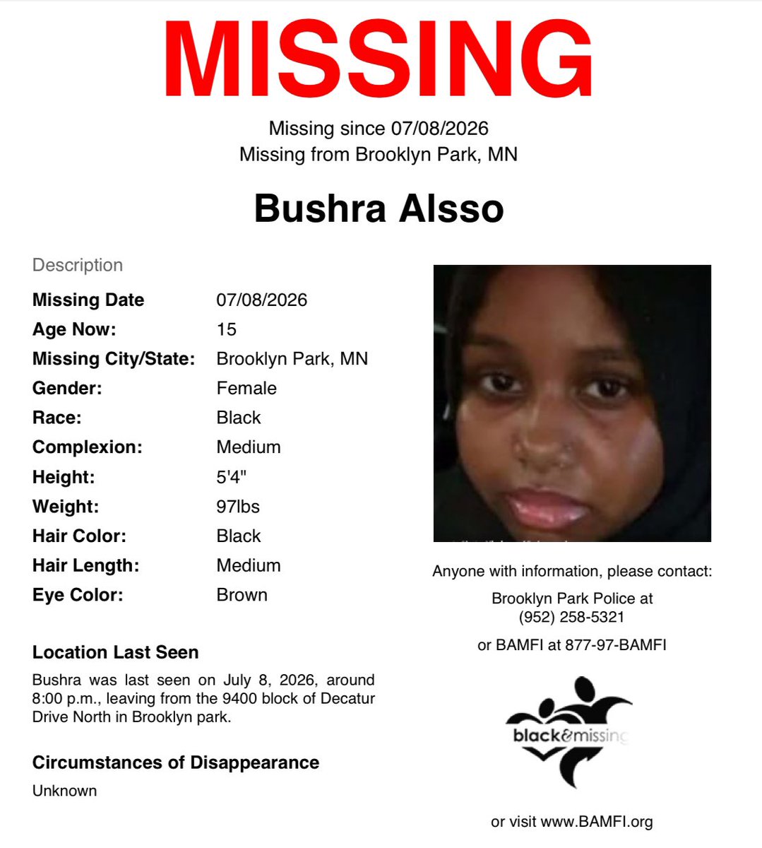 Blk & Missing FDN tweet media