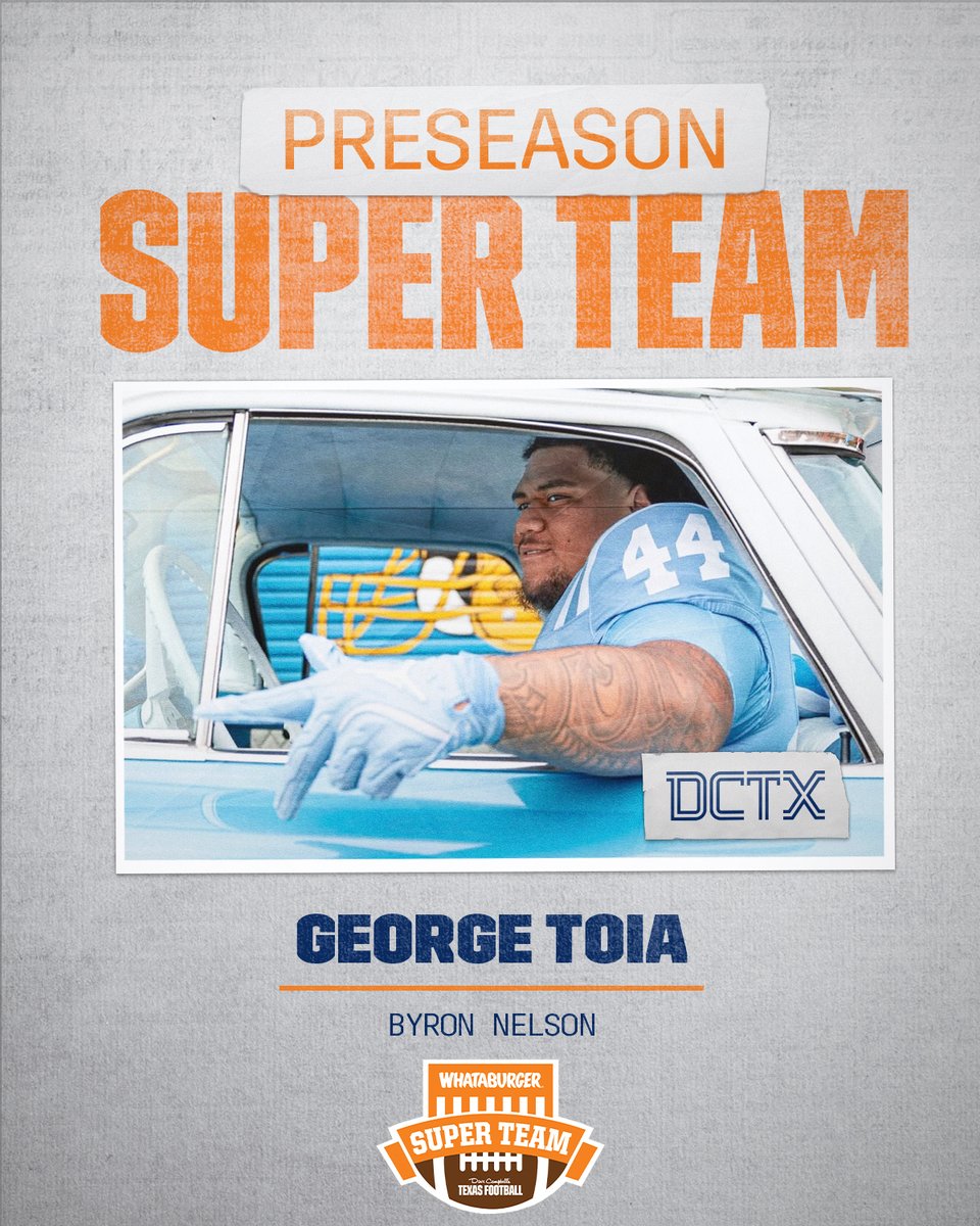 GPowersScout's tweet photo. Byron Nelson DT George Toia (@ToiaGtoia) has been named to the 2026 Preseason 𝔻ℂ𝕋𝕏 + 𝕎𝕙𝕒𝕥𝕒𝕓𝕦𝕣𝕘𝕖𝕣 𝕊𝕦𝕡𝕖𝕣 𝕋𝕖𝕒𝕞!

Toia is committed to UCLA.

@ByronNelsonFB | @dctf | #TXHSFB | #4sUp | @WhataSuperTeam 

Super Team Defense: https://t.co/c5rSLO81R8 https://t.co/3QjJjKRWbR