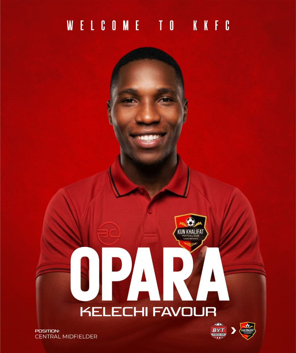 NPFLTransfers's tweet photo. Kun Khalifat have announced the signing of  Midfielder Favour Roland fr AILSA Sports Club on a 3-year deal. 

Also, Bison FC left back Chibueze Samuel till 2028 and Central Midfielder Opara Kelechi from BYT Soccer Academy on a 3-year deal.

#NPFLTransfers #NPFLTransfers26 #NPFL27 https://t.co/hgHD0tXRnx