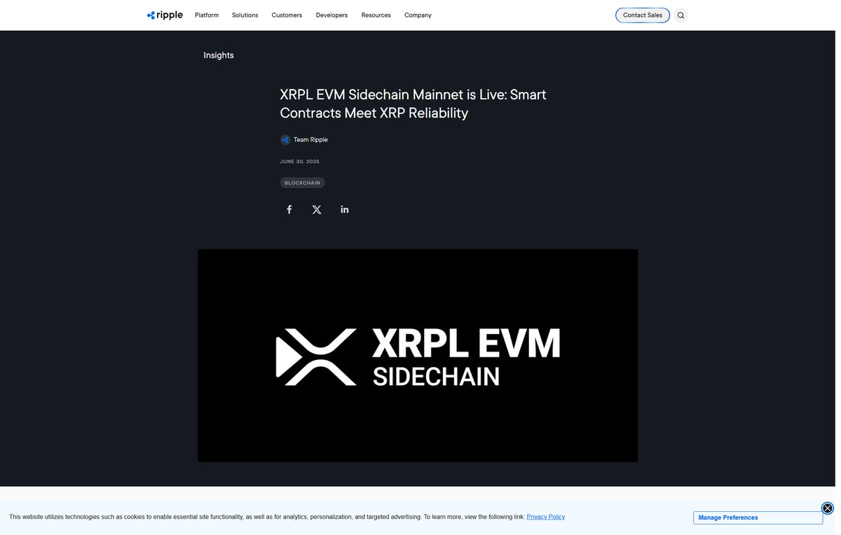 beyond_broke's tweet photo. Axelar's bridge to the XRPL EVM Sidechain went live, and Peersyst built the sidechain with Range providing cross-chain intelligence on top of it. That's the bridge, the chain, and the tooling shipping together, not separately. https://t.co/KMeiztO1Dy