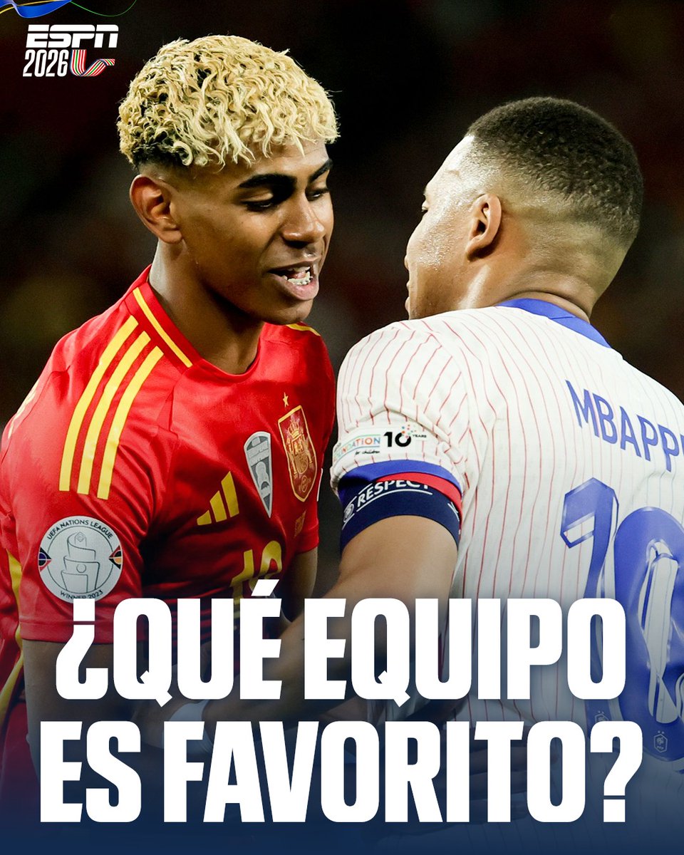 RadioDisneyMX's tweet photo. ¿ESPAÑA PODRÁ VENCER A FRANCIA? 👀
🔥 Estas son las probabilidades de avanzar entre Francia y España.
#RadioDisneyMéxico #ESPNMX https://t.co/8GZ1F4j2ol