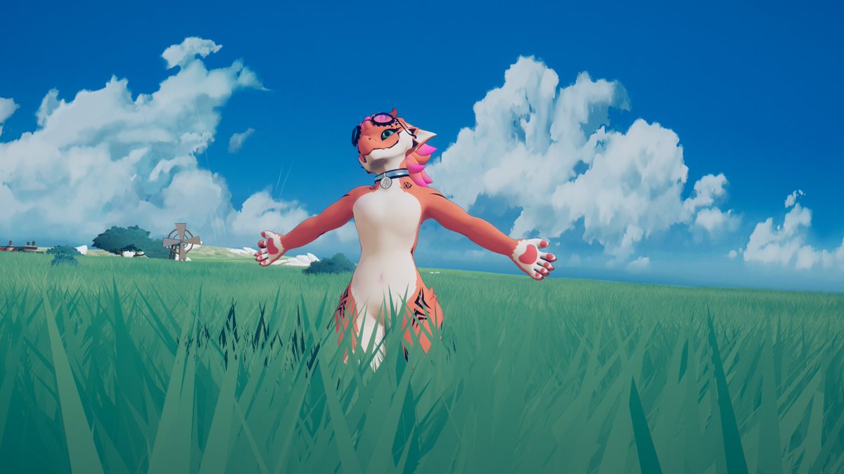 WhiteDevilL9's tweet photo. Just seeing you makes me smile.🥰#vrchat #Doragon #furry #furryAvatar https://t.co/UyMjCHiOyt