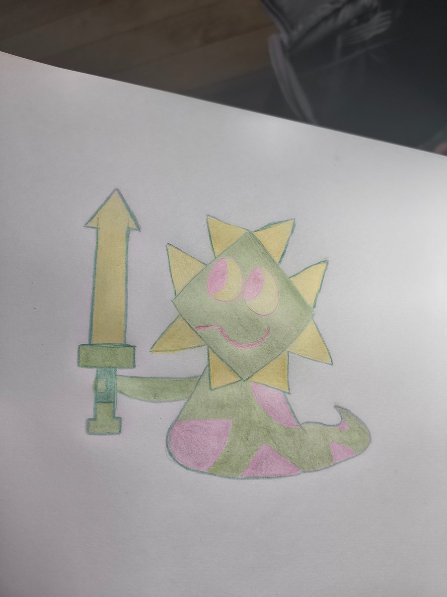 SirArthurRA's tweet photo. Dibujé un Floradinn 
#deltarune https://t.co/p3rvgi2UgW