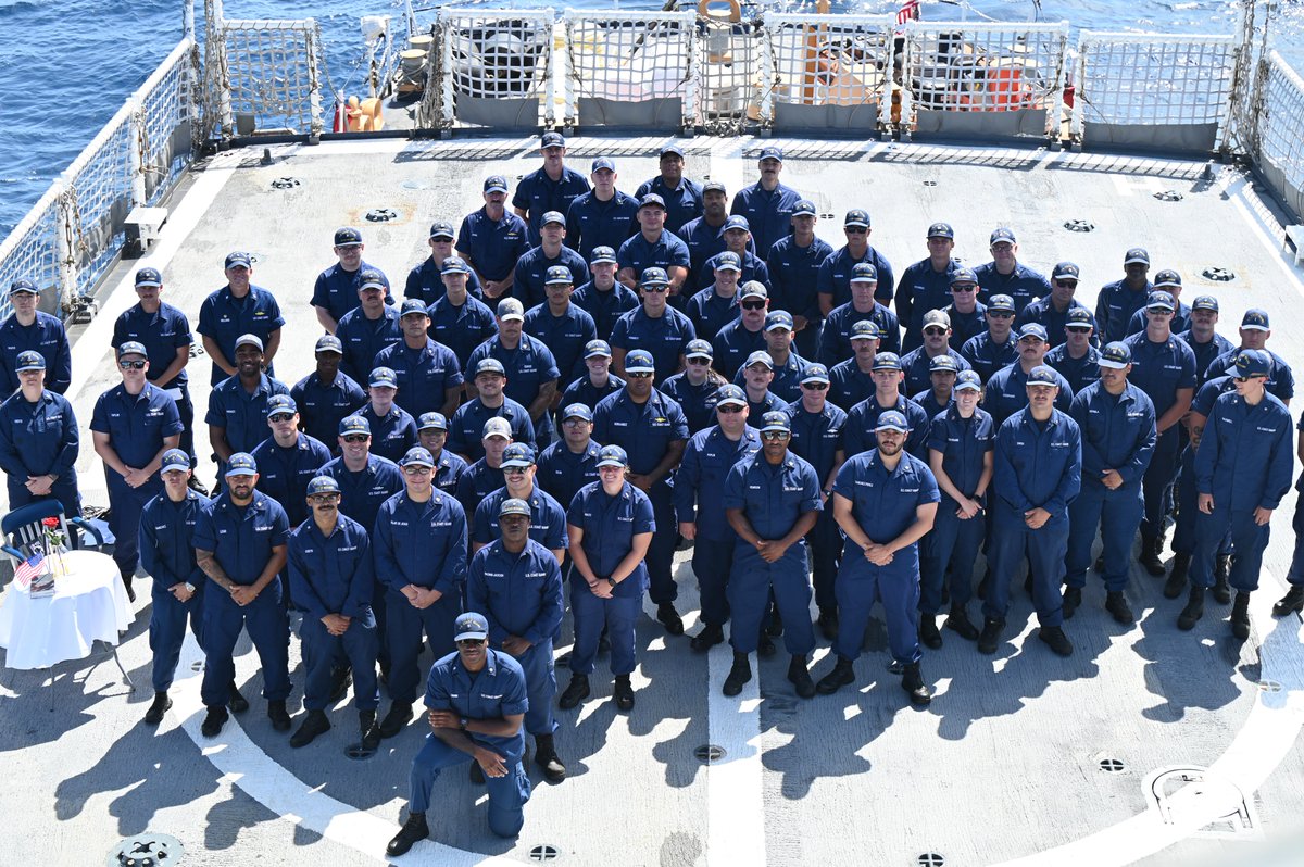 USCGLANTAREA's tweet photo. CGC Mohawk returns to Key West after a 61-day patrol! The crew hosted 1,500+ visitors for #Sail250 in New Orleans before shifting to active maritime border security. #USCG #OVS https://t.co/0DorlIBcmK