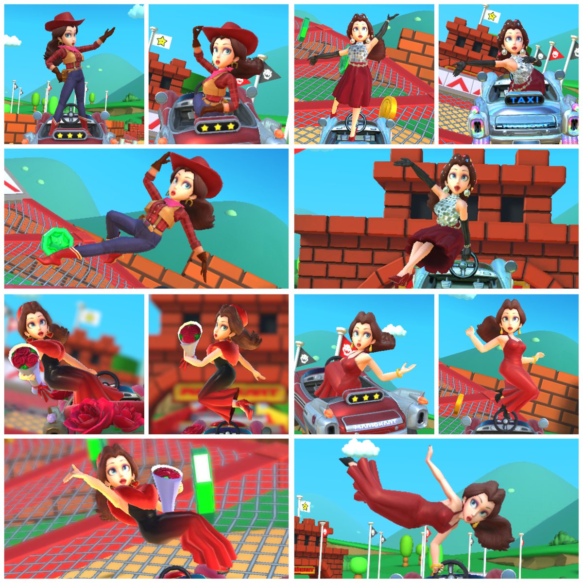 ooneupgirl's tweet photo. Gonna miss MKT for the outfits only, but even if they brought every alt for MKW, it still disappoints me how they don't have their own individual set of animations, it gets repetitive to see the same ones no matter the outfit, specially compared to 8D that aslo had effects 🤧 https://t.co/oYwzn25Dp4