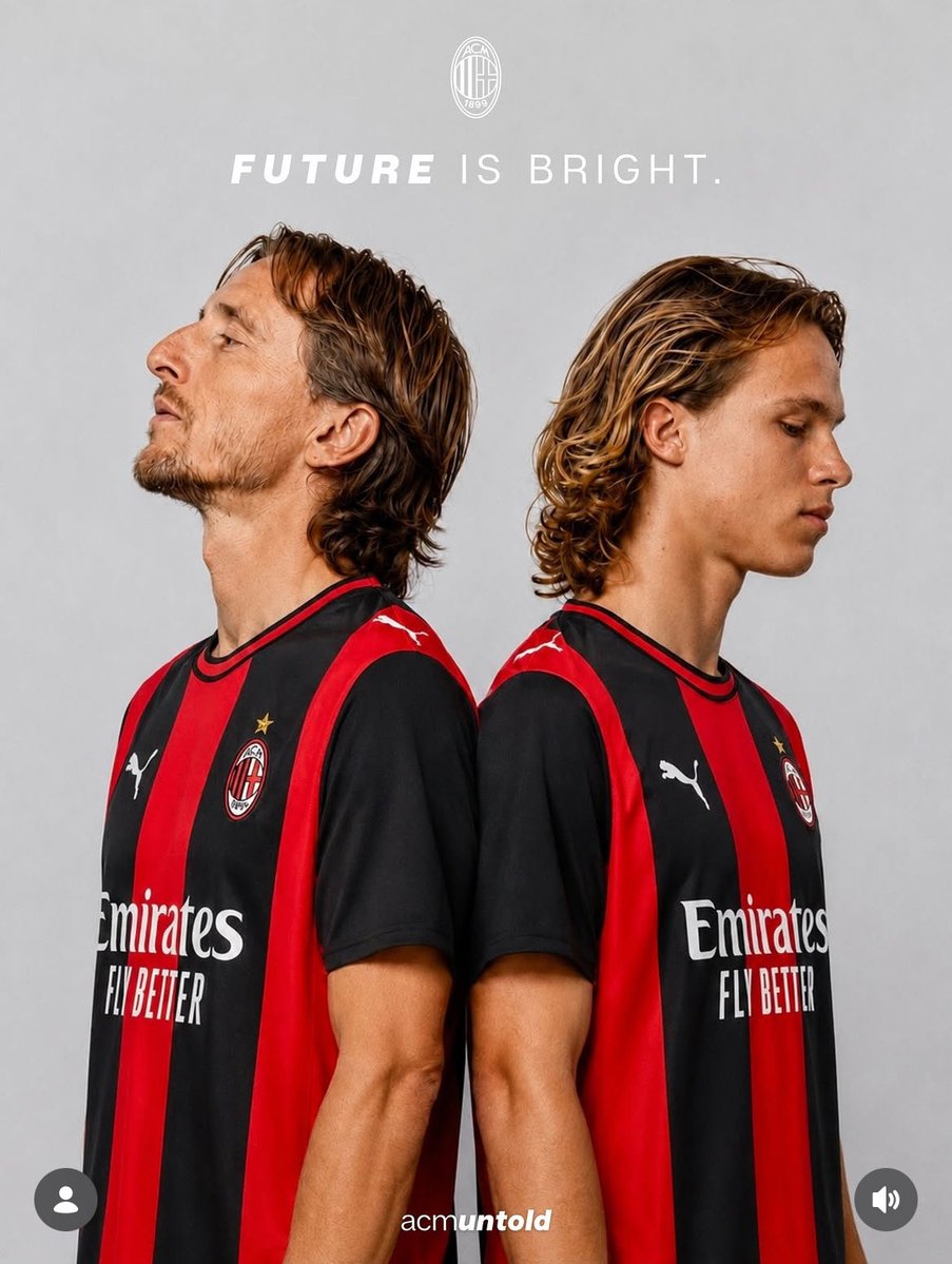 SleeperACMilan's tweet photo. 💫 Let it happen. Let Luka be Christian’s mentor for one season. Past, Present &amp; Future. All together. 

📷from @MilanVibesIT /acmilan.untold (on IG) https://t.co/GcGQNRWHEw