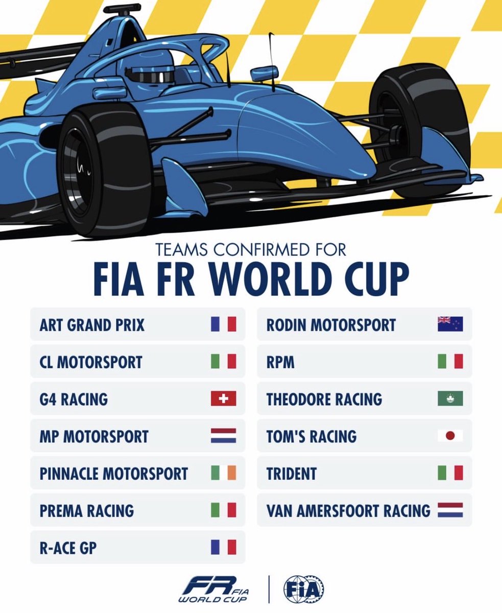 illan_se's tweet photo. La FIA a annoncée les équipes pour la "FIA FR World Cup" qui se tiendra à Macao en Novembre. 🇲🇴

En espérant y voir un maximum de Français ! 👀

#MacauGP https://t.co/fX1v0HsTzS