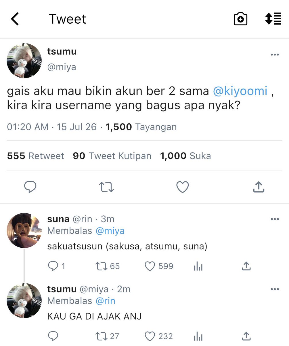omiomisimp's tweet photo. #sakuatsu onetweet au ft sunaosa

mau bikin akun couple ceritanya. https://t.co/eSG5tqkcDE