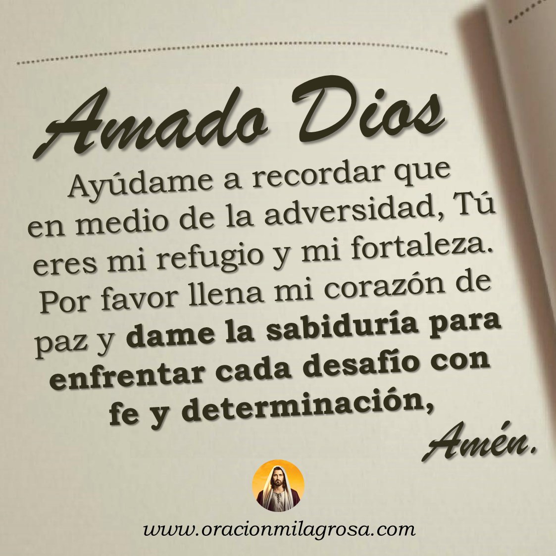 oracion_milagro's tweet photo. ORACIÓN DE ESPERANZA PARA SUPERAR MOMENTOS DIFÍCILES: Haz esta oración para acercarte a DIOS, poner tu vida, tus necesidades y preocupaciones en sus manos y pídele que te ayude a salir adelante en plenitud, bienestar y prosperidad.

Haz esta oración en: https://t.co/RDdsUHodW5 ✨
