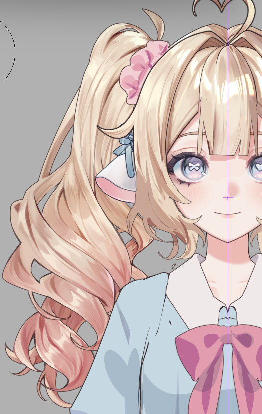 l1lia_'s tweet photo. ponytail rendering ehe https://t.co/atk56aV1hf