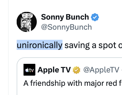 Sonny Bunch tweet media