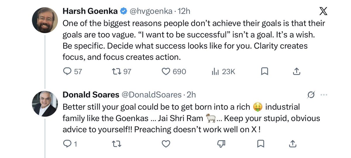 Harsh Goenka tweet media
