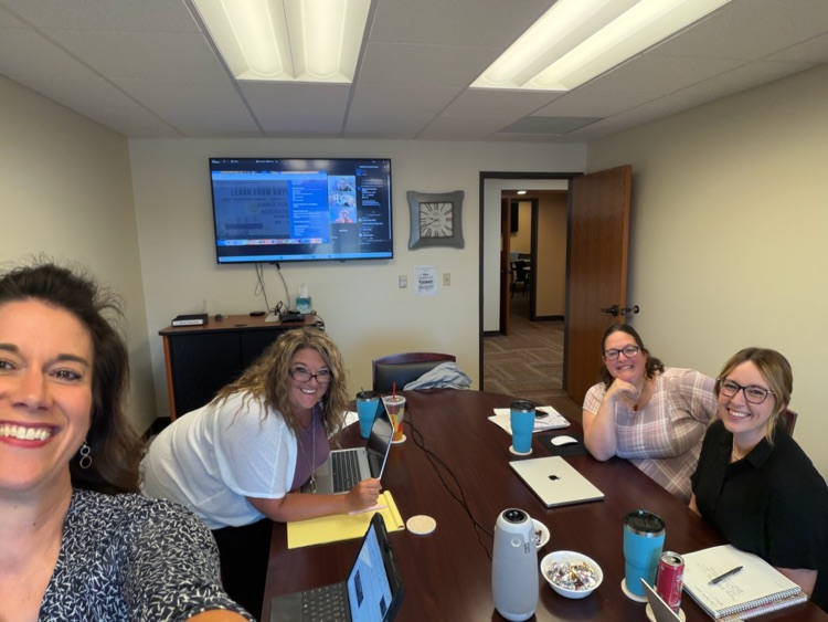 swplains's tweet photo. New consultant inservice for Jennifer Wieberg, Liz Watson and Emily Shrimplin includes time with colleagues to learn about SWPRSC initiatives and programs and building relationships. https://t.co/yVrt7AMilw