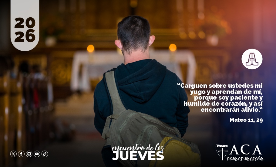 accion_catolica's tweet photo. 🛐 #encuentrodelosjueves 
Señor, te pedimos por todas las personas que viven momentos de angustia, incertidumbre o sufrimiento, para que encuentren consuelo, fortaleza y esperanza para seguir adelante con confianza. Oremos.

📖 Evangelio: Mt 11, 28-30

👉 https://t.co/0KrKt1BswR https://t.co/Gix05wYXJz