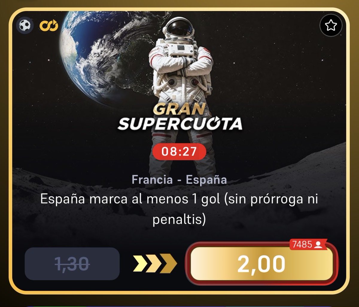 SelecStats's tweet photo. Francia - España

Partido muy difícil solo dejaré funbets y este pick de Wina que me parece clarísimo https://t.co/xMqeKxvlrm