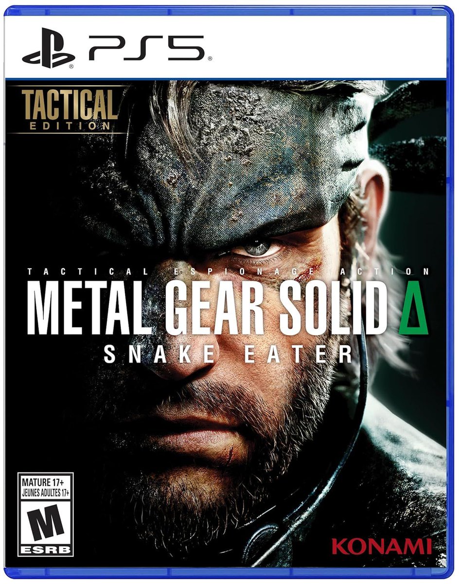 _Geotherma's tweet photo. Amazon - METAL GEAR SOLID Δ: SNAKE EATER TACTICAL ED – PS5
$25.38 - https://t.co/JqRG0IRfLg Ad
#MetalGearSolid #MGSDelta #PS5 https://t.co/rYNHrVUaqN