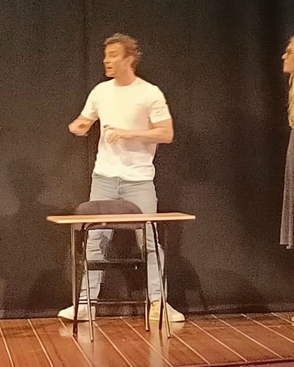 luketsource's tweet photo. NEW Luke Thompson photos from his “White Rabbit, Red Rabbit” performance on July 6! https://t.co/kUzVUWVasu