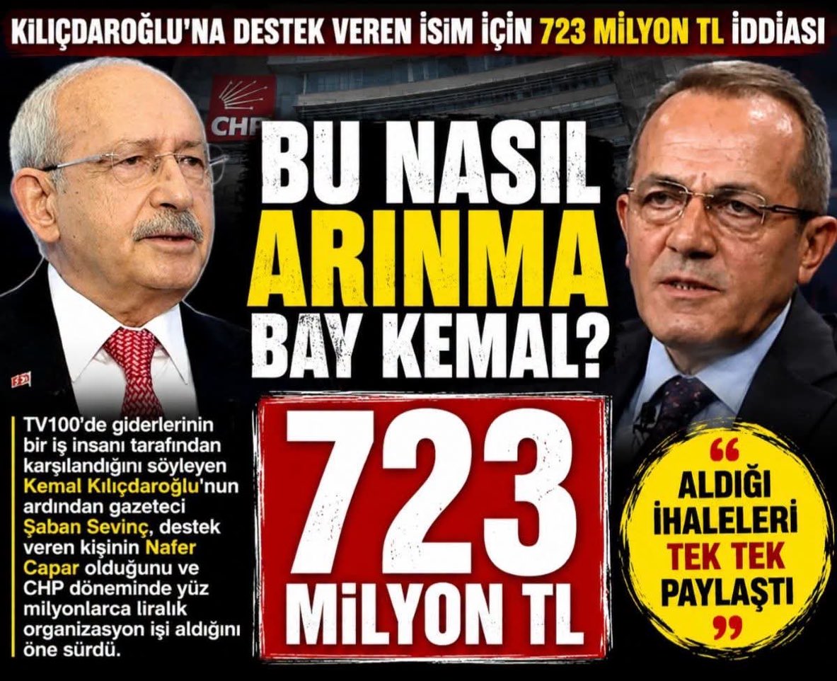 AliTuta29680191's tweet photo. İddalarına belge sunmayan haysiyetsizdir.
İmamoğlu’nun ekibi yerel gazeteye 175 adet için 18 milyon TL. Çarpmışlar.
Bunun belgesi var!
Yalancı şaban da belgesini açıklamazsa iftiracı ve şerefsizdir.
Şimdi sıra bu haberi yapan ve paylaşanların belge sunmasını bekliyoruz. https://t.co/LIVeGTFp3e