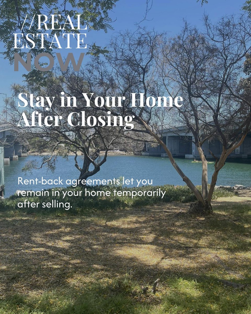 Cknox13's tweet photo. Rent-back agreements let San Diego sellers stay in their homes after closing, easing the stress of lining up your next move.

Would you consider this strategy for your sale? https://t.co/FPPbml7bgo