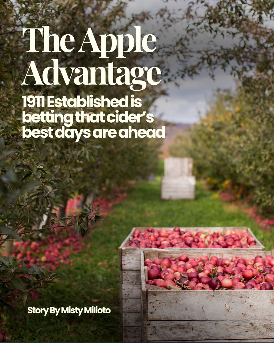 CIDERCRAFTmag's tweet photo. While beer and spirits may be losing some ground, @1911established is up 60% over three years — and president Eddie Brennan will tell you straight: the market came to them, not the other way around. https://t.co/lUXnCQbZoR https://t.co/OQRISzh0WH