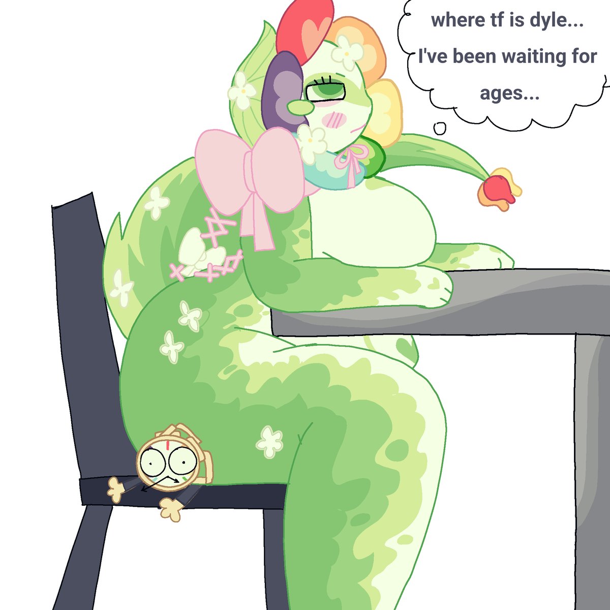 ribboncutz69's tweet photo. Dumbass 

#dandy #dandysworld #flowertime #dylexdandy #dyle https://t.co/vULQOgMCBy