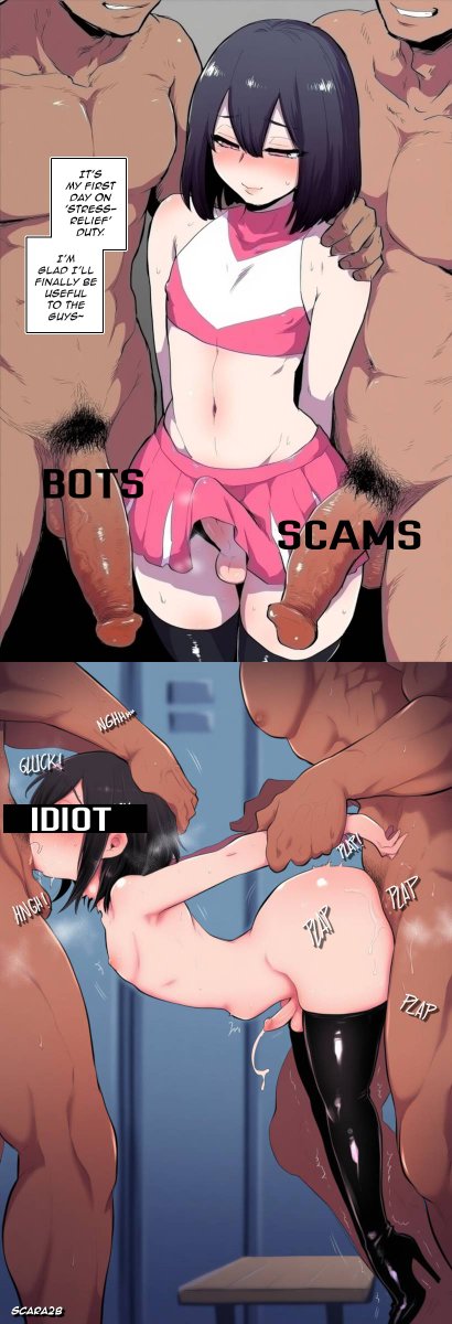 botaddictidiot's tweet photo. I've gotten a ton of DMs from bots/scammers♥

Guess I'll have to start "satisfying" them one by one, even if it takes the whole day...♥

#nsfwtwt #findom #2dfd #wankbattle #accountplay #rule34 https://t.co/ffSDFYwwUj