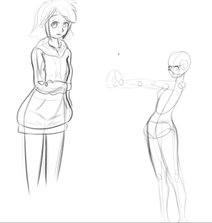 cecilsart's tweet photo. im out of practice i havnt drawn anything since july 4th. doin some sketches to to keep the gears greased. https://t.co/qPLGYvKeg0