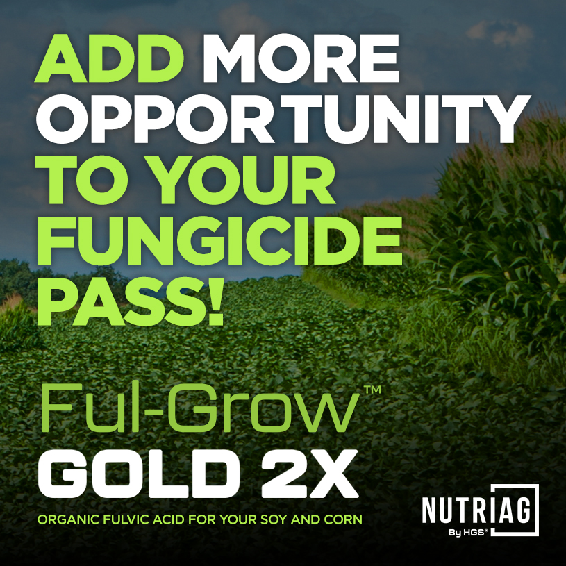 NutriAg's tweet photo. Rapid crop growth means high nutrient demand! 🌱🌽

Ful-Grow™ Gold 2X supports corn &amp; soybean nutrition through key growth stages with balanced nutrients for active growth, canopy development &amp; efficient nutrient use.

Fuel your crop this season! #Corn #Soybeans #CdnAg https://t.co/n4wtwTi74p