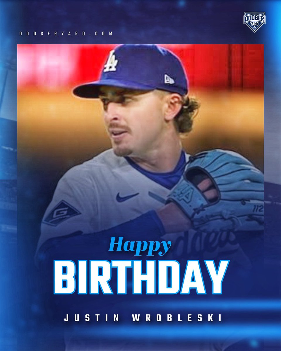DodgerYard's tweet photo. Happy Birthday Wrobo! https://t.co/lgGLWnsI9J