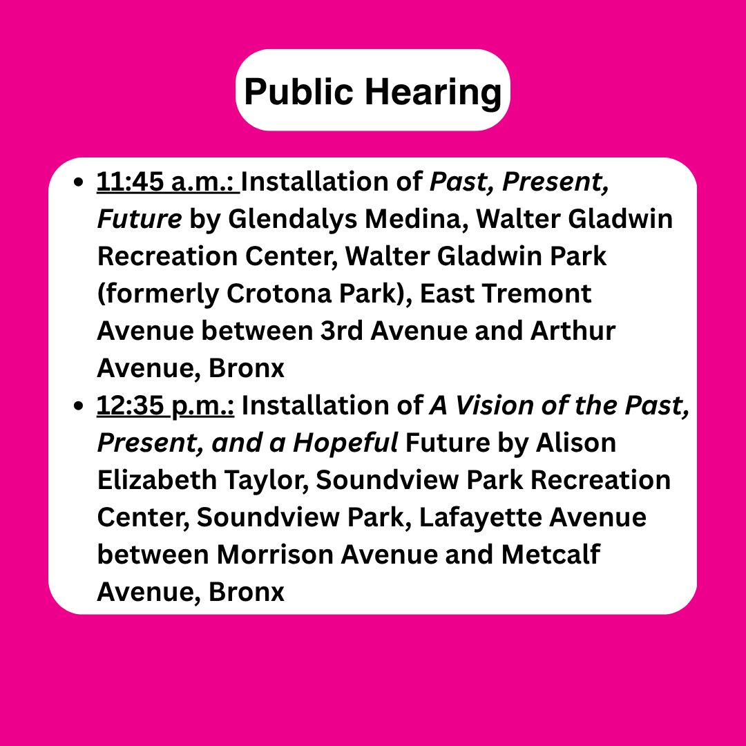 nycpublicdesign's tweet photo. Our next public meeting will be held on Monday, July 20th at 9:40 am.

You can find our agenda and instructions for viewing and participating both virtually and in-person here: https://t.co/jtgIEAWpOB https://t.co/Jh5P5bSflX