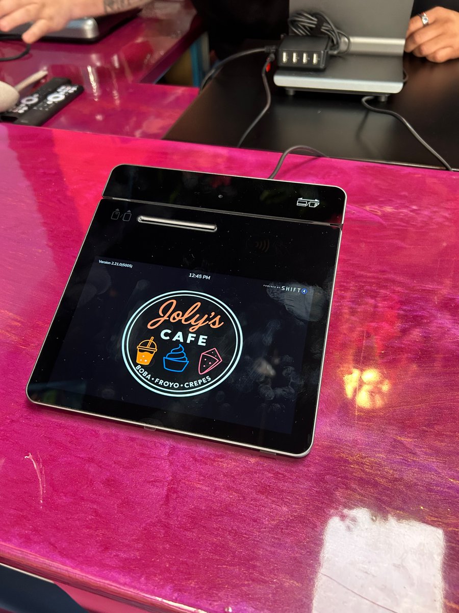 CDCShift4's tweet photo. Joly’s Cafe in Leominster is opening soon and they will be using Shift4 Dine provided by @Shift4 Payments for all of their point of sale needs. Stop in for some great Bobas ice cream and coffees!
#Teamfour #Shift4 https://t.co/6yYtKtgHNU