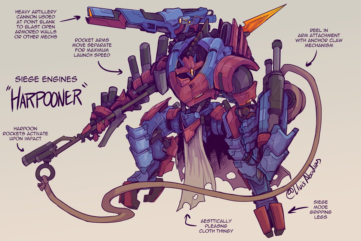LluisAbadias's tweet photo. This is still one of my favorite pieces I've ever made 🤖
So don't tempt me with a mecha arc 👀 https://t.co/qCmx4265dj