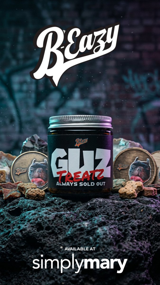 simplymarythca's tweet photo. GUZ TREATZ @B_Eazyllc !
Now Available!
#simplymary ๐๐จ https://t.co/ZrFx7Lwmu8