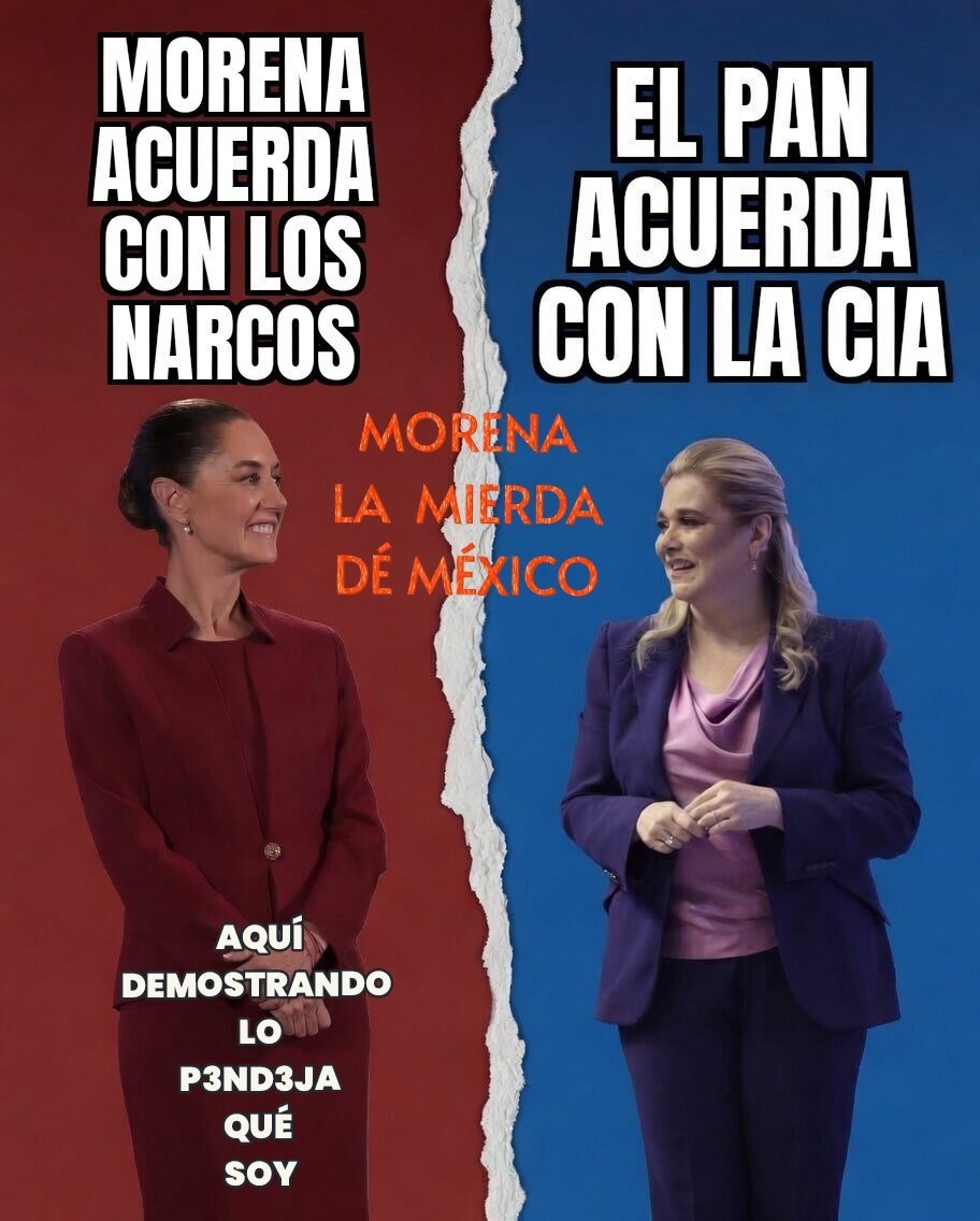 Elber_G0tas's tweet photo. @AmerangelLorenz LA LEY SOLO APLICA PARA PERSEGUIR A MARU PERO PARA LOS DE MORENA PUEDEN HACER TRATOS A ESCONDIDAS CON EEUU PARA EVITAR QUE LES QUITEN VISAS O QUE LES CONGELEN LAS CUENTAS https://t.co/yfiIGfVgGh