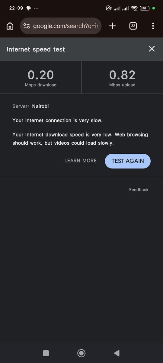 OchiengVive's tweet photo. Sim 2 nyinyi. I paid for 15Mbps. Waraathis
@AIRTEL_KE https://t.co/ulMmkxTWa5