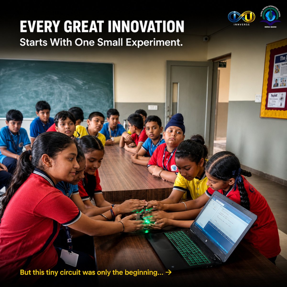 Innverseindia's tweet photo. 💡 Curiosity turned into creation at Global Wisdom School.
Students built their first circuits, explored electronics, and experienced the joy of hands-on STEM learning.
The best way to learn is by building. 🚀
#INNVERSE #GlobalWisdomSchool #STEM #Innovation #HandsOnLearning https://t.co/1QWJPQ9wSd