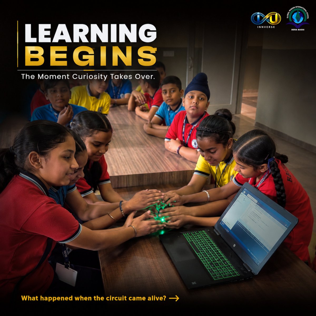 Innverseindia's tweet photo. 💡 Curiosity turned into creation at Global Wisdom School.
Students built their first circuits, explored electronics, and experienced the joy of hands-on STEM learning.
The best way to learn is by building. 🚀
#INNVERSE #GlobalWisdomSchool #STEM #Innovation #HandsOnLearning https://t.co/1QWJPQ9wSd