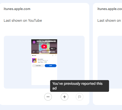 4Ever_Trencher's tweet photo. @youtube THEN WHY AM I STILL SEEING THE SAME AI SLOP ADS? I have reported at least 15 versions of the same ad, and it keeps coming back. I am seriously considering deleting the ap as this is like the only app that I see. Please give me a tide ad or something else. https://t.co/NOzzwccjEt
