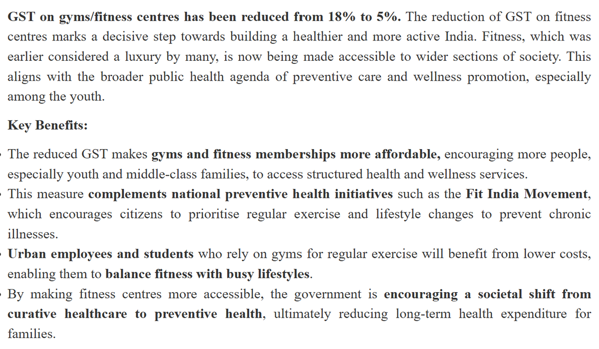 fca_arvind's tweet photo. @FinMinIndia @nsitharaman @GST_Council I was reading about GST implication on Gyms and found this page "https://t.co/dDCXbj6wfJ". I am unable to understand how reducing GST rate from 18% (with ITC) to 5% (without ITC) making it more affordable. If I compare both, 5% GST in-fact making it costlier (as most of the expenses chargeable to 18%). A comparison also attached. Please explain.