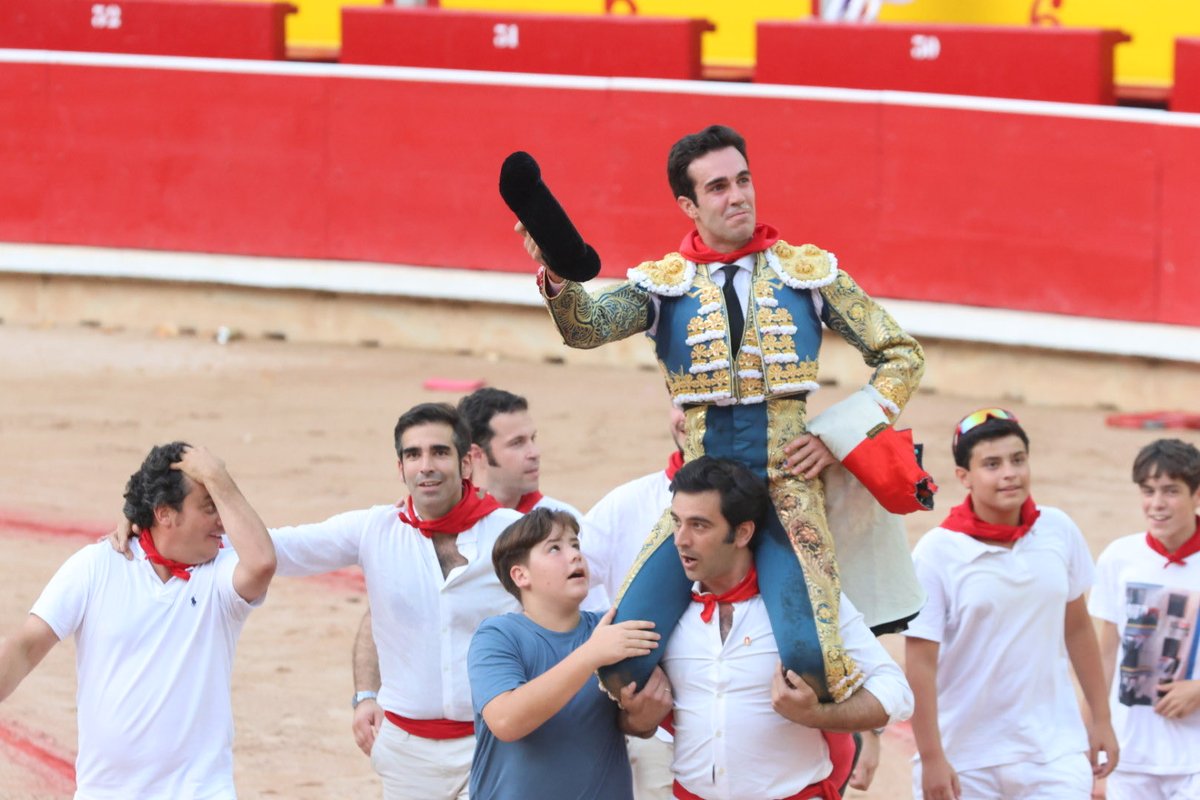 EnfoqueTaurino's tweet photo. Ortega triunfador de los sanfermines 2026 https://t.co/iI2zqfUh2i