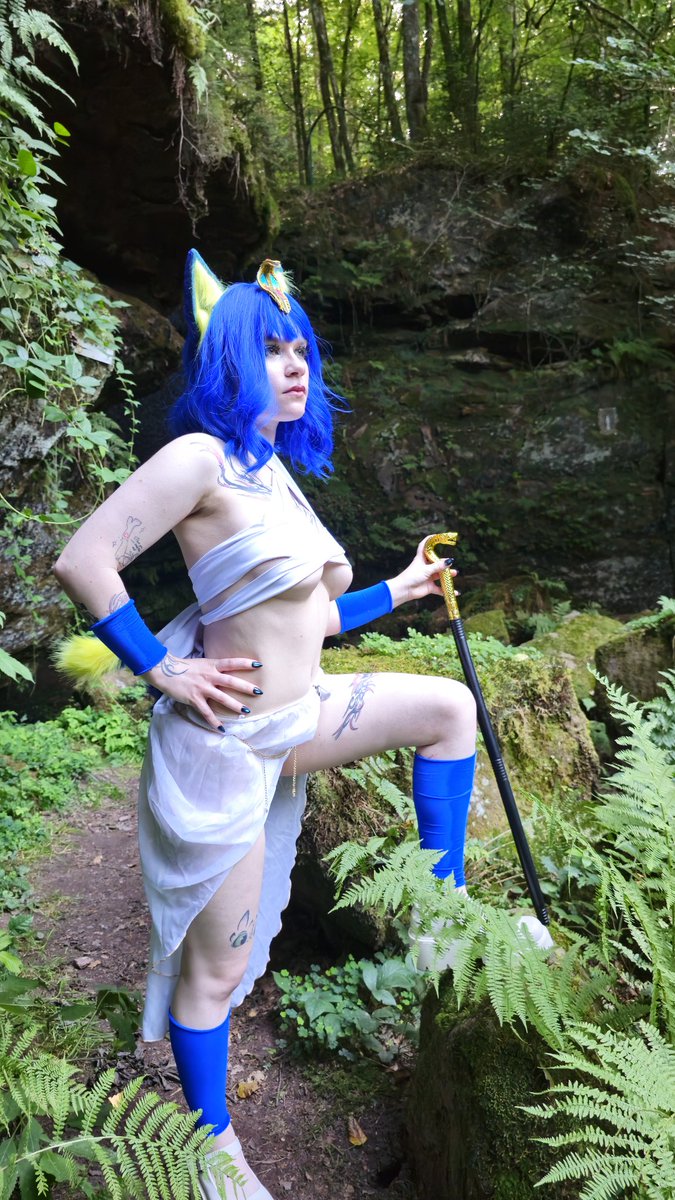 Tokkimyy's tweet photo. Ankha in its natural environment ~

#ankha #animalcrossing #cosplay #nsfwtwtًً  #erocosplay #furry https://t.co/cDjpM6kf3K