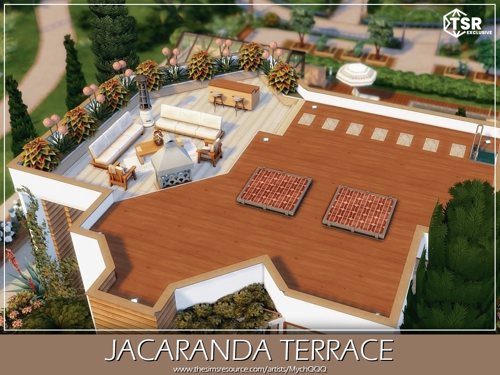 MychQQQ's tweet photo. "Jacaranda Terrace" (No CC) - download at
@TheSimsResource
Link: https://t.co/L7NSI5Jfxh
#TheSims #TheSims4 #TheSimsResource #TSR #ShowUsYourBuilds #SimsCreatorsCommunity #SimsFederation @TheSims @SimsCreatorsCom
@simsfederation https://t.co/zp7hFCS1eL
