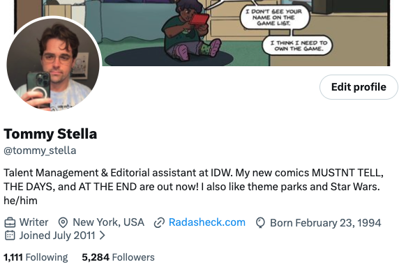 Tommy Stella tweet media