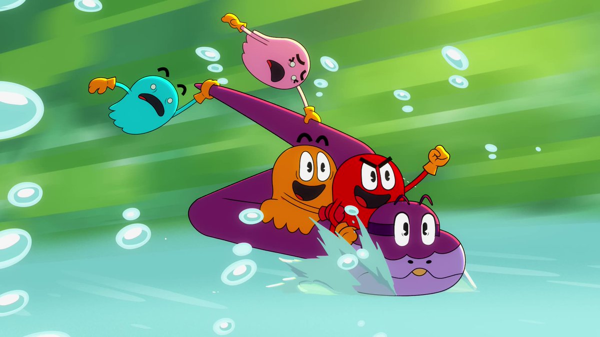 officialpacman's tweet photo. Team Ghost is out to ruin PAC-MAN's sky-high goals on Mount PAC-Suvius in episode 3 of PAC-MAN: Snack Breaks 🌊⛰️
 
Premiering this Friday 7/17 at 8am PT! https://t.co/tw16uZLYyT