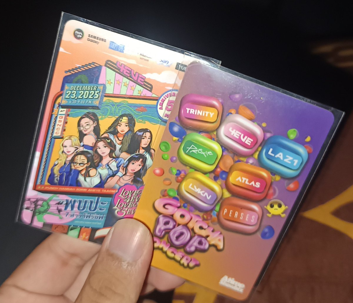 20Banlang's tweet photo. บัตรคอนบัตรคอนเสิร์ตฟีฟ(4eve)ในตำนานที่รักสุด คอนใหญ่ 3ใบ คอน5ปี 1ใบ คอนGotchapop1ใบ ❤️💗🥰
#4EVE
#4EVECollection
#4EVEUNCHAINEDCONCERT
#Fai4EVE
@4eveOfficial https://t.co/FPMKlbJBCr